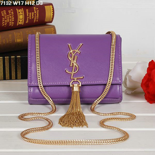cheap discount replica ysl monogramme cross-body tassel shoulder bag 7132 purple - Click Image to Close
